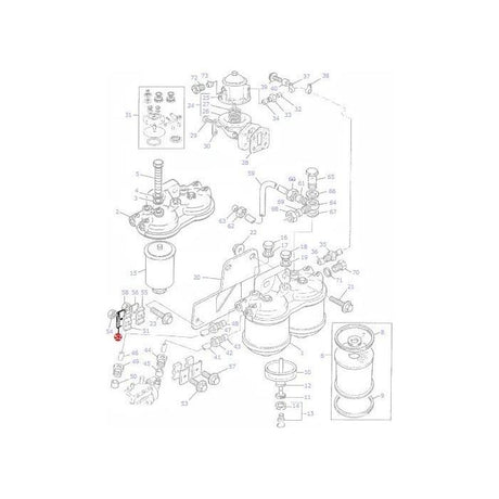 Massey Ferguson - Bracket Pipe - 733869M1 - Farming Parts