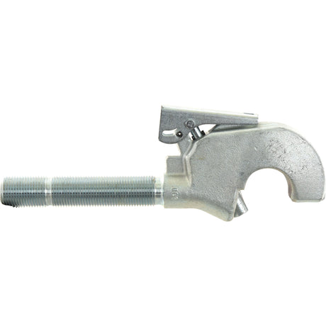 The Top Link Forged Hook - Cat. 3, featuring a 1 3/8'' (RH) threaded bolt and a ratcheting mechanism designed for securing objects, is displayed against a white background. This product by Sparex is suitable for various applications.