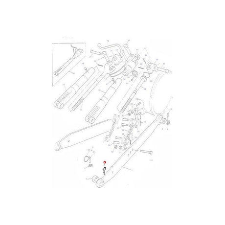 Massey Ferguson - Pin Ball Retainer - 1869219V1 - Farming Parts