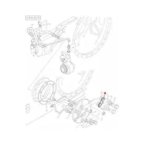 Massey Ferguson - Gasket Side Plate - 1864626M1 - Farming Parts