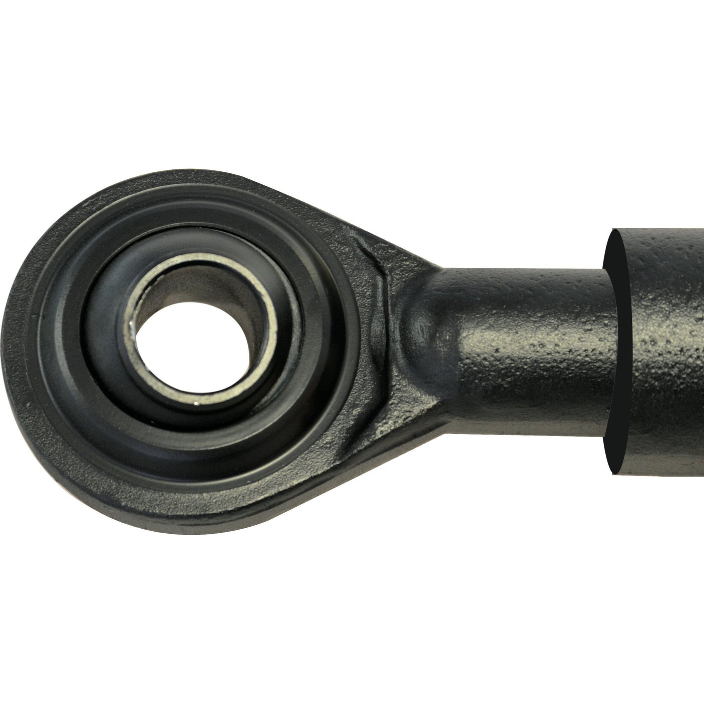 A close-up view of the Sparex Hydraulic Top Link (Cat.1/2) Ball and Q.R CBM Hook, featuring a circular opening and a threaded shaft, essential for various tractor accessories.