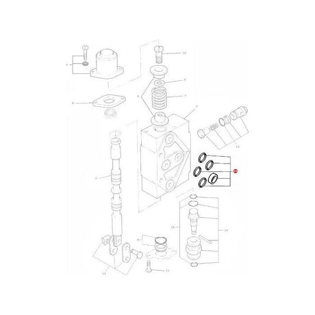 Massey Ferguson - Seal Kit - 1810805M92 - Farming Parts