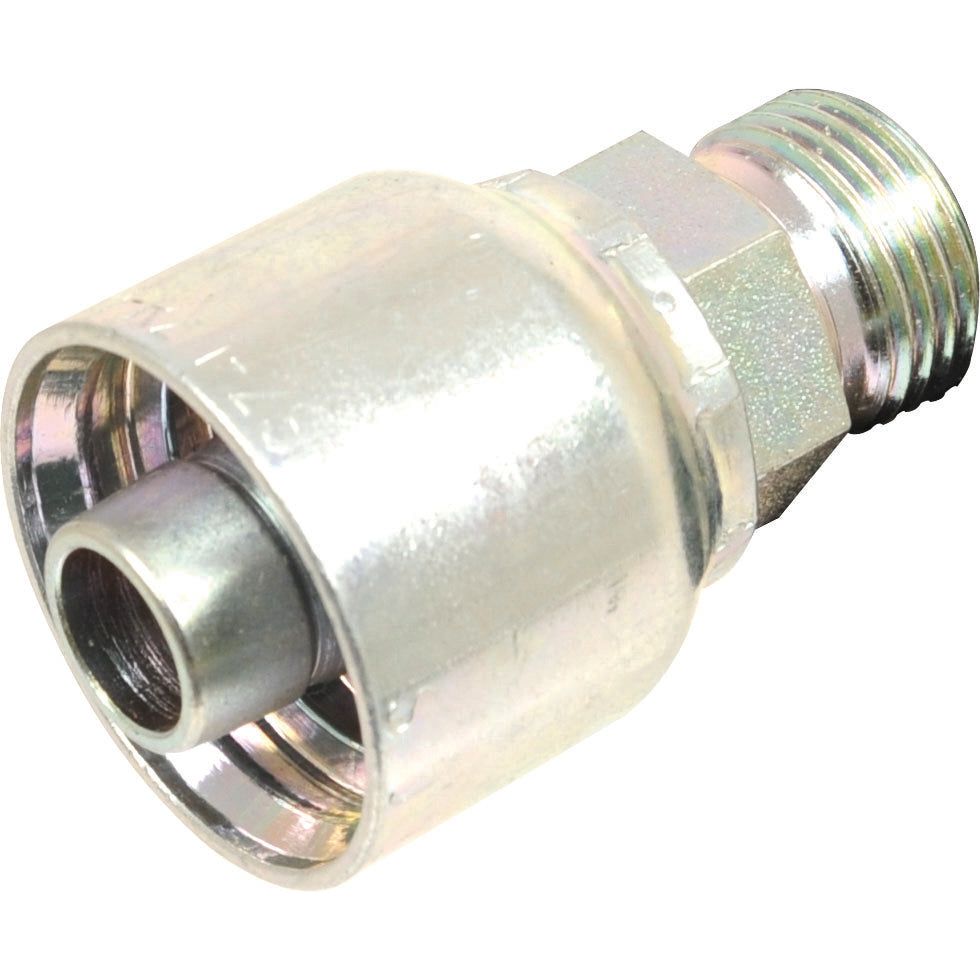 The Parker Metric Hose Insert by Sparex is a 1/2'' x M18 x 1.50 Male Straight Light Series connector fitting, with a hexagon head and threaded male end complemented by a smooth cylindrical section, making it ideal for plumbing or industrial applications.