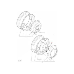 Massey Ferguson - Wheel Nut Rear - 184273M1 - Farming Parts