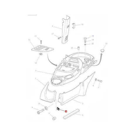 Massey Ferguson - Nut Cladding - 3715142M1 - Farming Parts