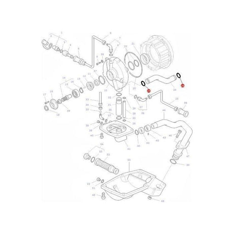 Massey Ferguson - O Ring Wet Clutch - 364776X1 - Farming Parts