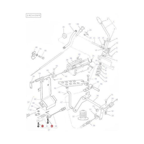 Massey Ferguson - Clevis Pin - 3763357M1 - Farming Parts