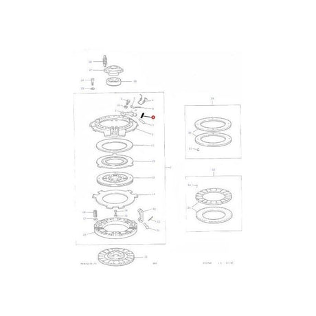 Massey Ferguson - Pin - 891827M1 - Farming Parts