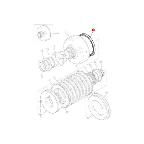 Massey Ferguson - Seal IPTO Clutch - 1870859M1 - Farming Parts