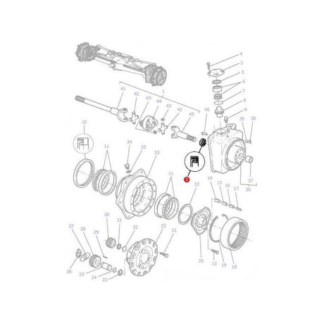 Massey Ferguson - Seal Final Drive - 3019957X1 - Farming Parts