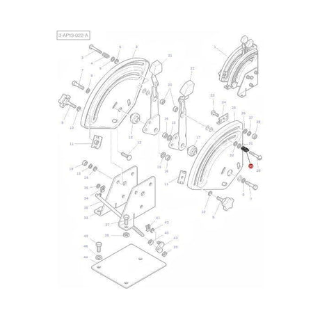 Massey Ferguson - Spring Quadrant - 3815766M1 - Farming Parts