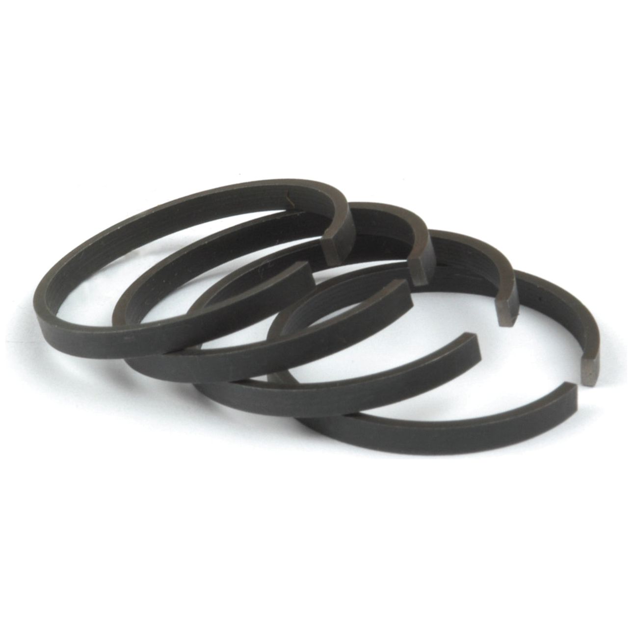 Four Sparex black hydraulic piston rings, including a 26mm one (Sparex Part No.S.3354), are arranged in descending size order on a white background.