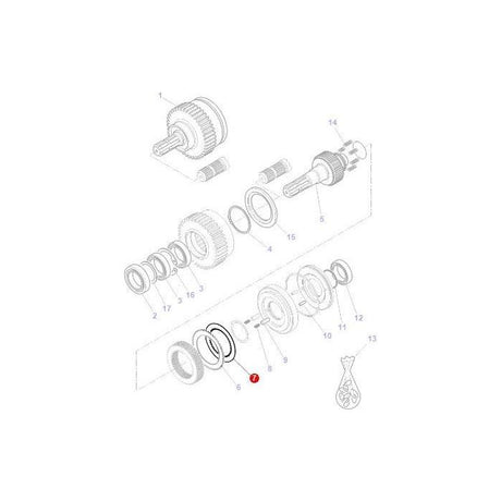 Massey Ferguson - Disc Front PTO - 3907494M91 - Farming Parts