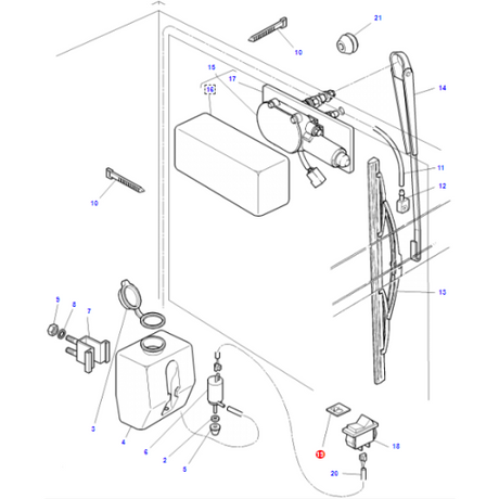 Massey Ferguson - Insert- 3611540M1 - Farming Parts