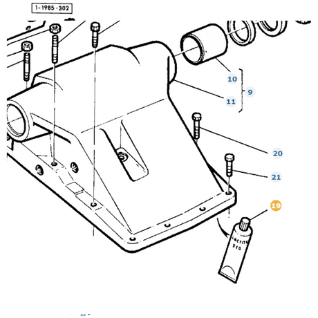 Massey Ferguson - Loctite 574 - 3900613M2 - Farming Parts