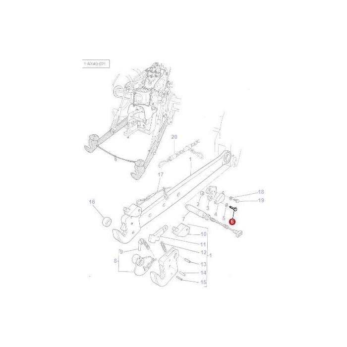 Massey Ferguson - Bolt M10x35 12.9 - 3001429X1 - Farming Parts