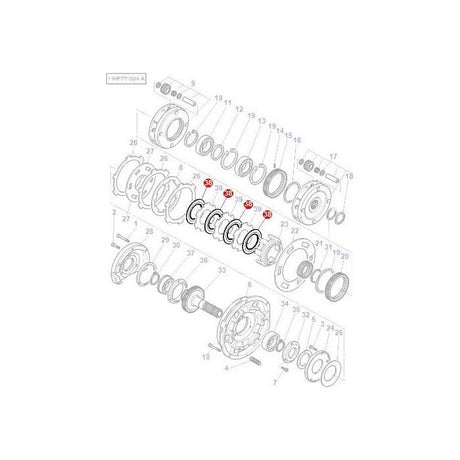 Massey Ferguson - Power Shuttle Disc - 3617347M1 - Farming Parts