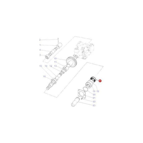 Massey Ferguson - PTO Seal - 1077452M1 - Farming Parts