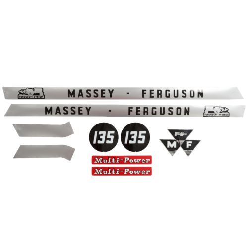 Massey Ferguson 135 Decal Kit OEM Restoration Set 3406972M91 TractorX
