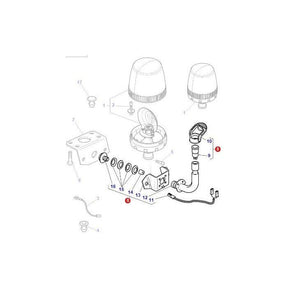 Massey Ferguson - Beacon Bracket - 4298223M94 - Farming Parts