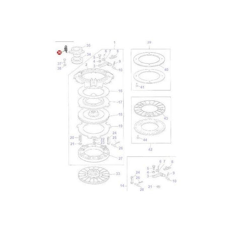 Massey Ferguson - Spring Release Bearing - 1867690M2 - Farming Parts