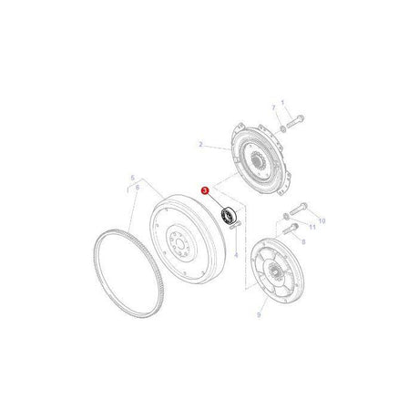 Massey Ferguson - Bearing Flywheel - 339581X1 - Farming Parts