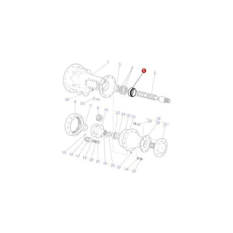 Massey Ferguson - Bearing Assy - 1881931M91 - Farming Parts