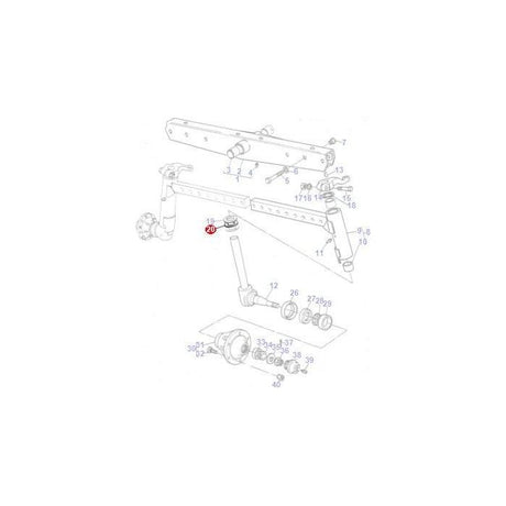 Massey Ferguson - Thrust Washer - 1868732M1 - Farming Parts