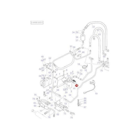 Massey Ferguson - Switch Oil Pressure - 3595186M2 - Farming Parts