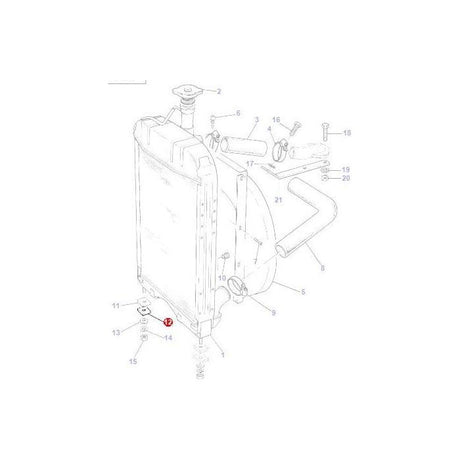 Massey Ferguson - Packing Rubber - 180705M2 - Farming Parts