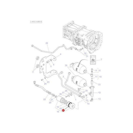 Massey Ferguson - ORing Filter - 3903194M1 - Farming Parts