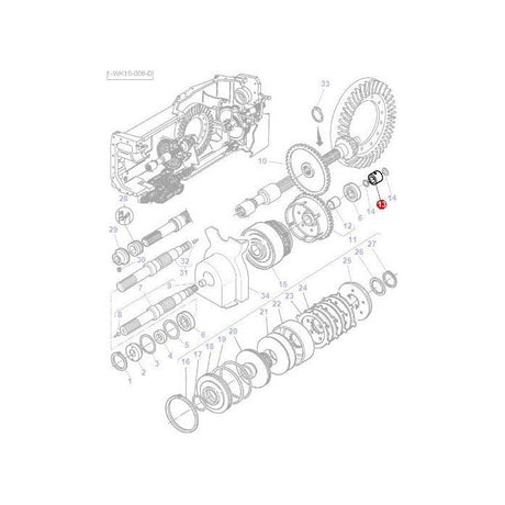 Massey Ferguson - Bush - 3382868M2 - Farming Parts