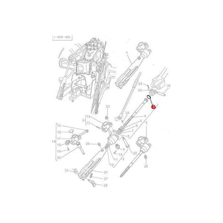 Massey Ferguson - Core Plug Levelling Box - 825102M1 - Farming Parts