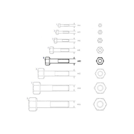 Massey Ferguson - Bolt M10x40 - 3009495X1 - Farming Parts