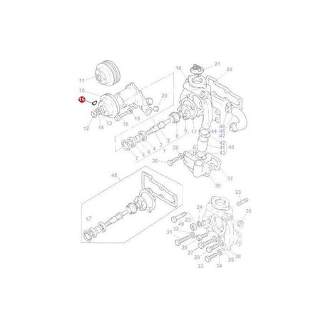 Massey Ferguson - Key Pulley - 1691X - Farming Parts