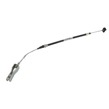 Massey Ferguson - Clutch Cable Hi-Line - 3545855M91 - Farming Parts