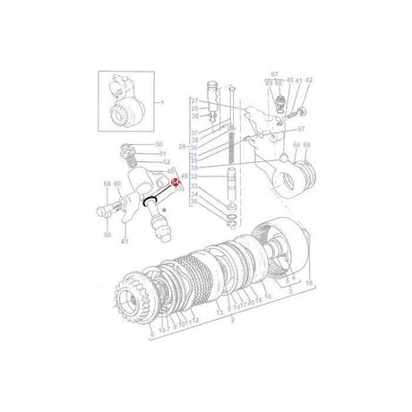 Massey Ferguson - ORing Brake Piston - 364101X1 - Farming Parts