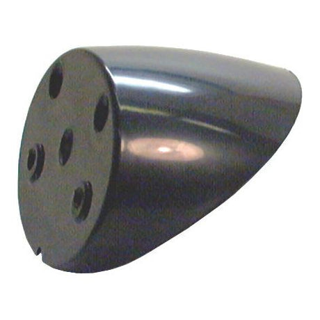 A Sparex Light Holder Bracket (Sparex Part No. S.35550) in black, featuring a conical shape with four circular holes arranged in a cross pattern at the wider end.