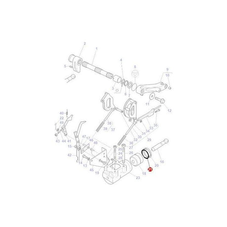 Massey Ferguson - ORing Lift Piston - 3761473M1 - Farming Parts