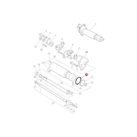 Massey Ferguson - ORing Quadrant Support - 70923578 - Farming Parts