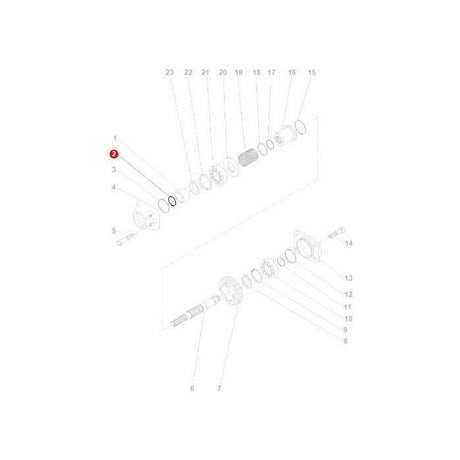 Massey Ferguson - ORing Rangebox - 366798X1 - Farming Parts