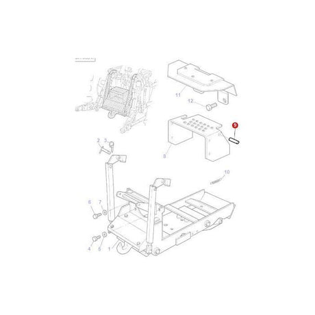 Massey Ferguson - Roll Pin 8x22m - 3019541X1 - Farming Parts