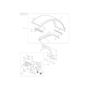 Massey Ferguson - Bolt Width Adjustment - F835700030050 - Farming Parts