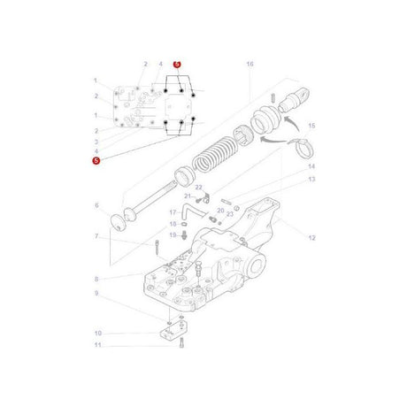 Massey Ferguson - Bolt Lift Cover - 3800453X1 - Farming Parts