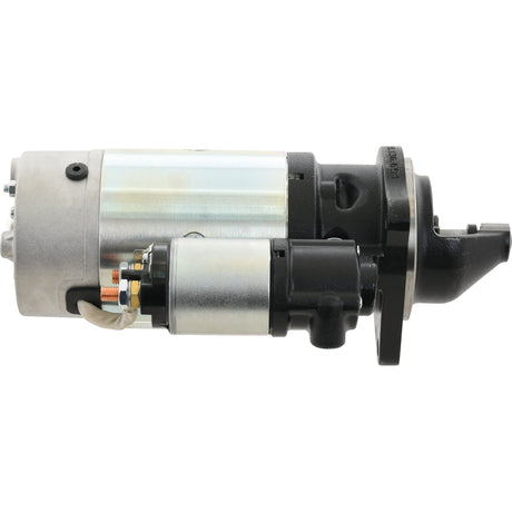 A close-up view of the Sparex Starter Motor - 12V, 3Kw (Mahle) with a metallic cylindrical body and various attached components, designed for optimal performance in 12V systems.