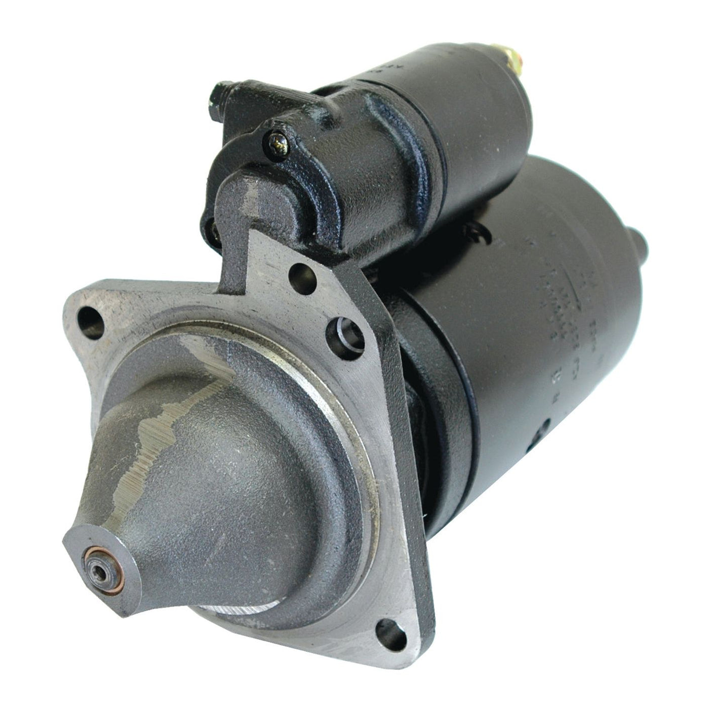 A close-up of a Sparex Starter Motor - 12V, 3Kw (Mahle) against a white background.