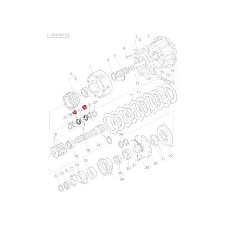 Massey Ferguson - Bush Wet Clutch - 3010889X1 - Farming Parts