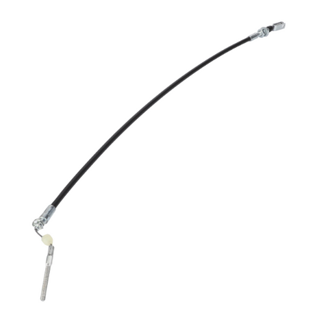 Massey Ferguson - Hand Throttle Cable - 3615918M1 - Farming Parts