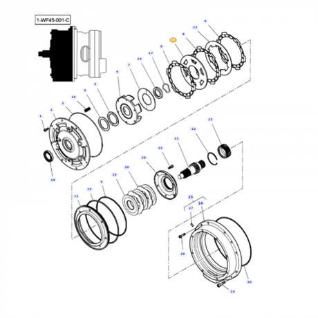 Massey Ferguson - Support Plate - 3616749M1 - Farming Parts