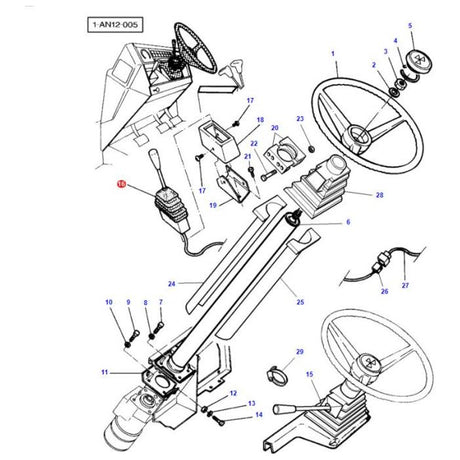 Massey Ferguson - Commutator Switch - ACP0146960 - Farming Parts